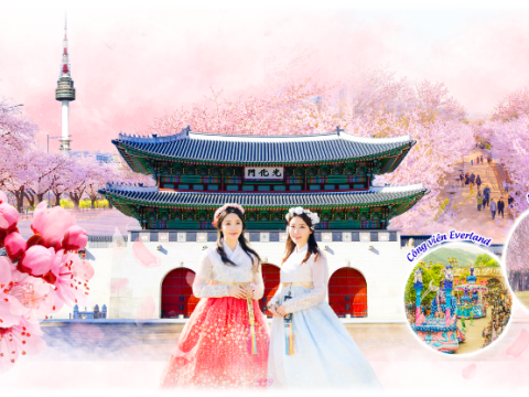 TOUR HÀN QUỐC: SEOUL – NAMI - EVERLAND 5 NGÀY 4 ĐÊM