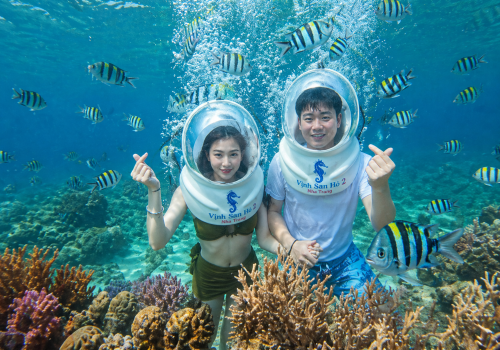 TOUR ĐI BỘ DƯỚI BIỂN (SEA WALKING) – KHÁM PHÁ SAN HÔ NHA TRANG 1 NGÀY