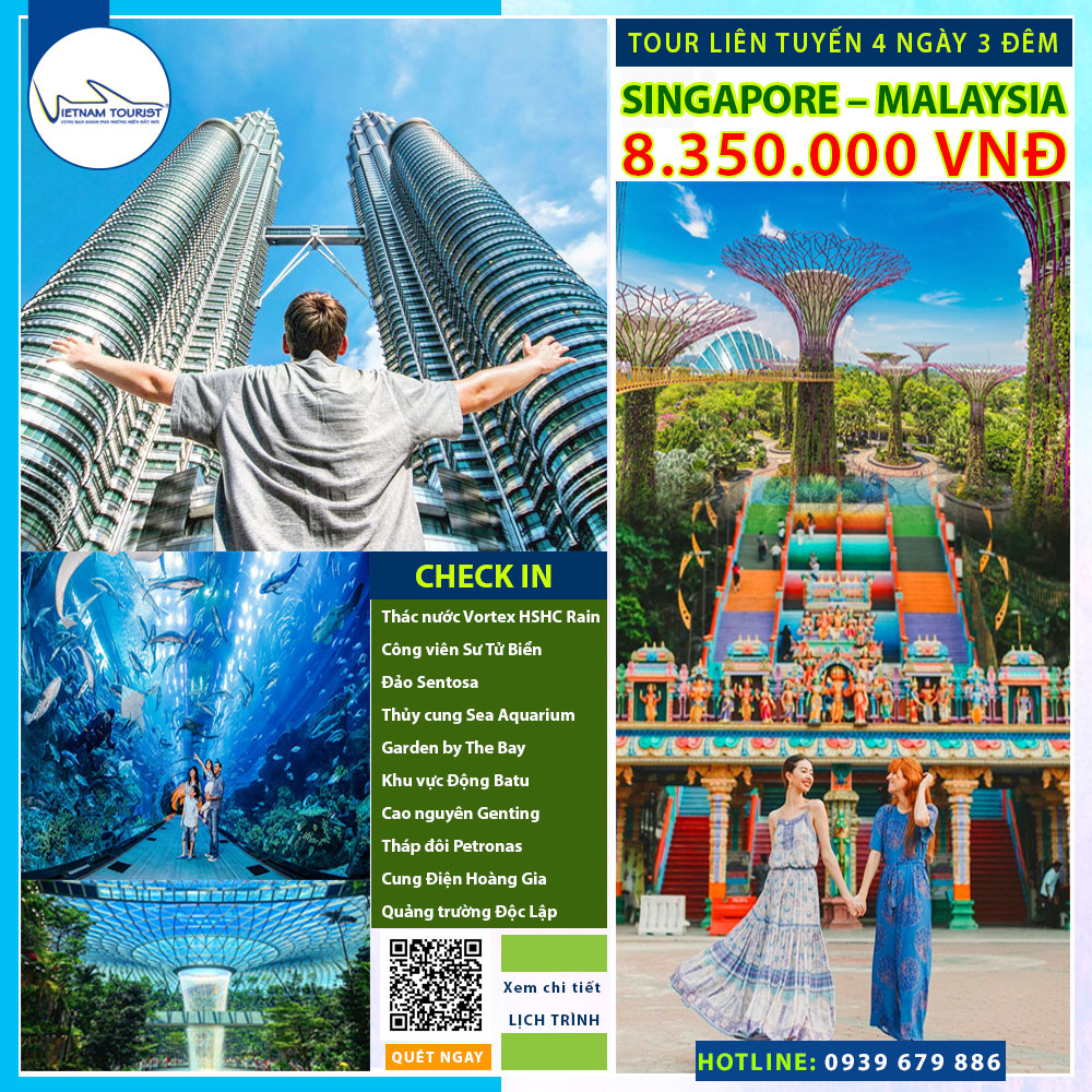 tour singapore malaysia 2022 vietravel